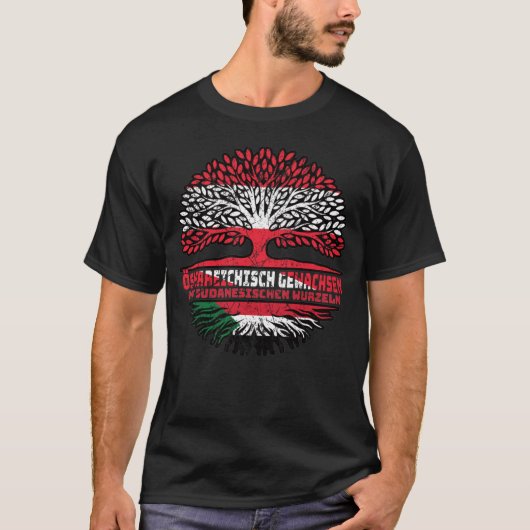 T-shirt Soudan Sud Autriche Arbre (Devant)