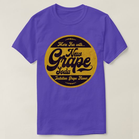T-shirt Soude vintage saveur de raisin (Design devant)