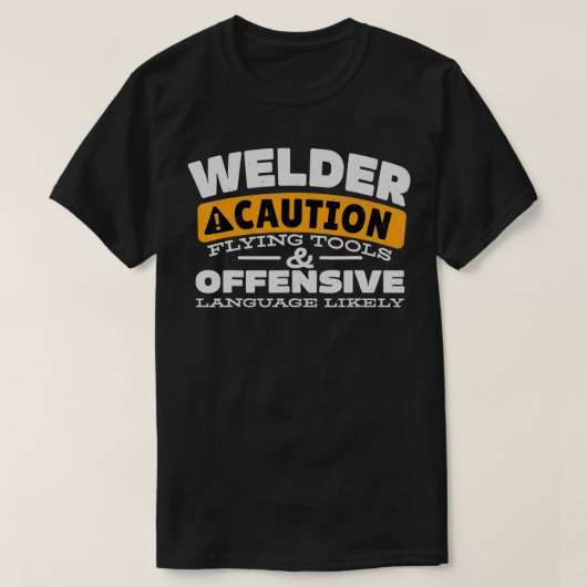 T-shirt Souder Attention Outils De Vol Et Langue Offensive (Design devant)