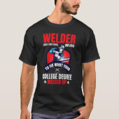 T-shirt Souder avec un diplôme d'études secondaires Metals (Devant)