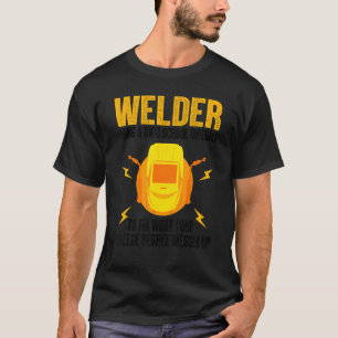 T-shirt Souder Pour Hommes Femmes Soudure En Acier Migtig