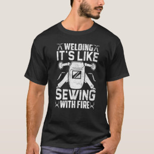 T-shirt Souder souder c'est comme coudre avec des artisans