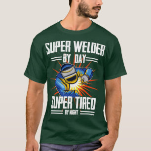T-shirt Souder Super Souder Par Jour Super Fatigué Par Nui