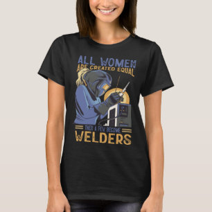 T-shirt Souder Toutes Les Femmes Sont Créées Égales Puis Q