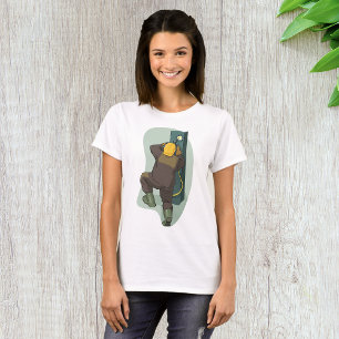 T-shirt Soudeur industriel soudant une plaque métallique