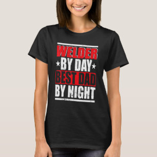 T-shirt Soudeur Vintage De Jour Meilleur Papa De Nuit Bonn