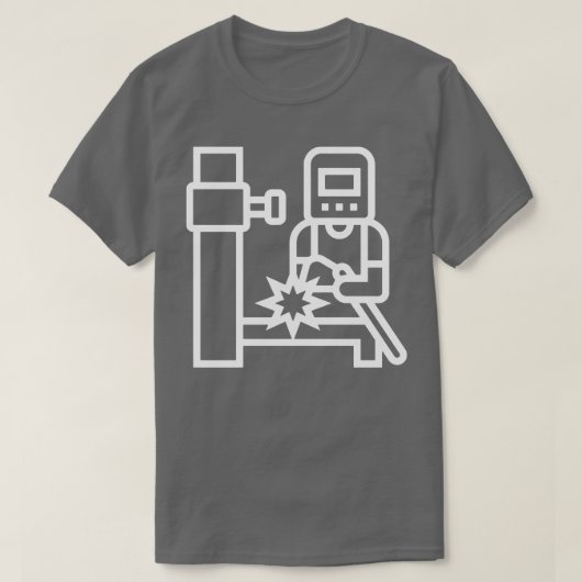 T-shirt Soudure impressionnante Soudure Imprimer simple (Design devant)
