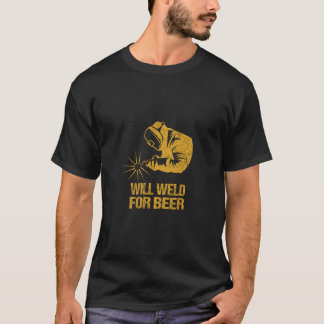 T-shirt Soudure Pour Soudage De Bières Alcool Lover Boire