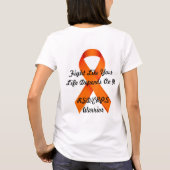 T-shirt Souffle de Tournesol T de sensibilisation RSD/CRPS (Dos)