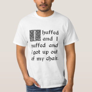 T-shirt Soufflé et soufflé et sorti de ma chaise