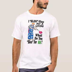 T-shirt Soufflement en verre