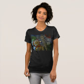 T-shirt Soufflement en verre créatif (Devant entier)