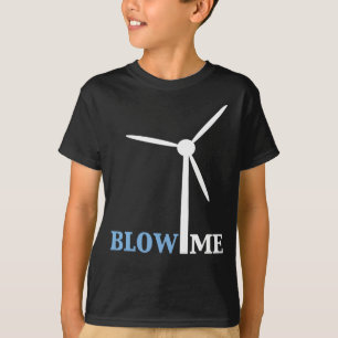 T-shirt souffler une éolienne
