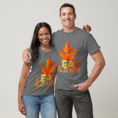 T-shirt Souffleur à feuilles Halloween - impression (Unisexe)