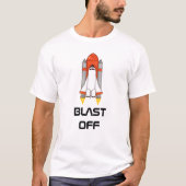 T-shirt Soufflez - la navette spatiale (Devant)