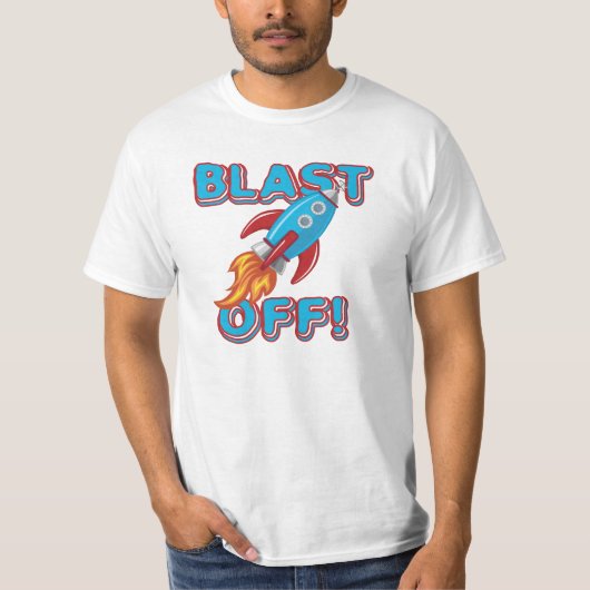 T-shirt Soufflez le bateau de Rocket (Devant)