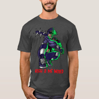 T-shirt souhaiter qu'un mf soit drôle