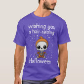 T-shirt Souhaitez-vous une Halloween pour vous faire coiff (Devant)