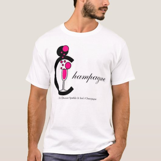T-shirt Souhaits de Champagne (Devant)