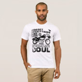 T-shirt Soul Biker, Date de naissance personnalisée (Devant entier)