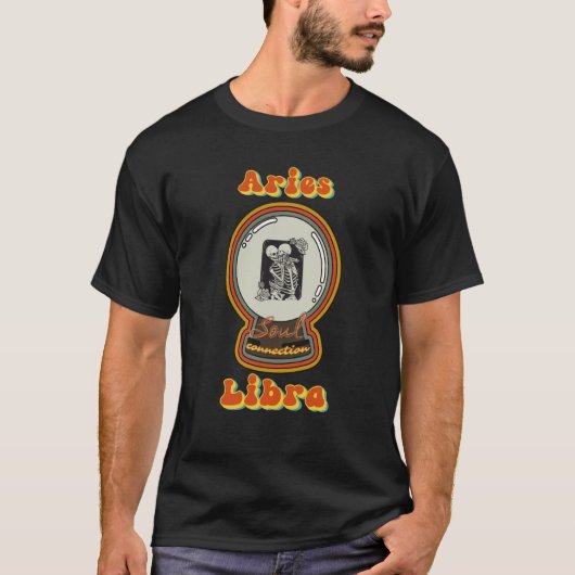 T-shirt Soul Connection Aries and Libra Zodiac (Devant)