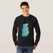 T-shirt Soul d'hiver Jolly Happy Snowman Frosty (Devant entier)