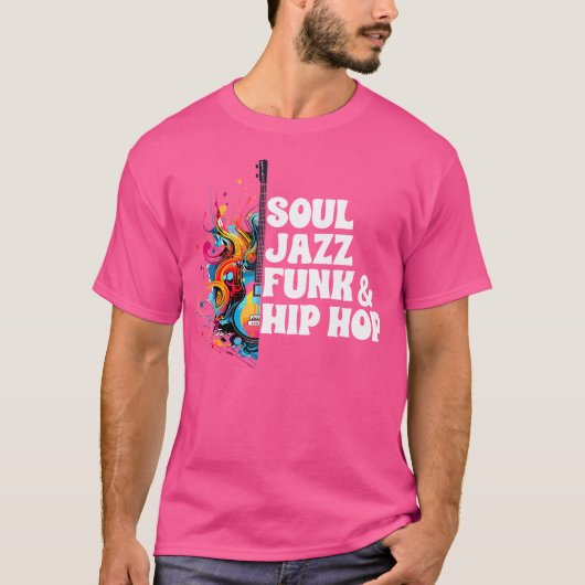 T-shirt Soul Funk Hip hop de jazz (Devant)