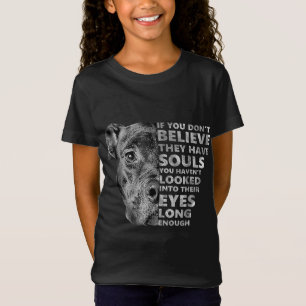 T-Shirt Soul Pitbull I Love Pitbull Amoureux des chiens