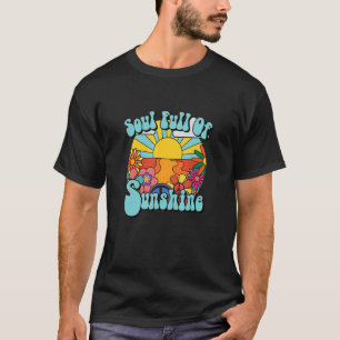 T-shirt Soul Plein De Soleil Retro Style Super Vi Été