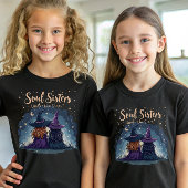 T-shirt Soul Soeurs sous les étoiles Magical Witchy Friend