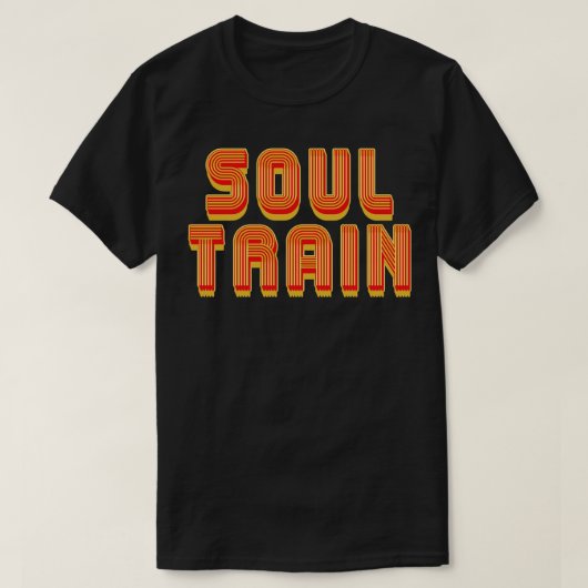 T-shirt Soul Train Texte Rétro (Design devant)