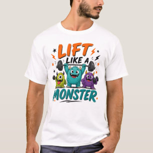 T-shirt Soulevez comme un monstre Drôle de Halloween Halté