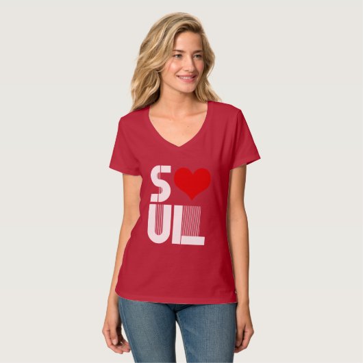 T-SHIRT SOULMATE - BLANC - .PNG LAISSÉ PAR COEUR (Devant entier)