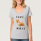 T-shirt Soulmate Welsh corgi pembroke (Devant)