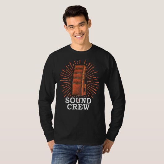 T-shirt Sound Crew Audio Technician Sound Guy Sound Engine (Devant entier)