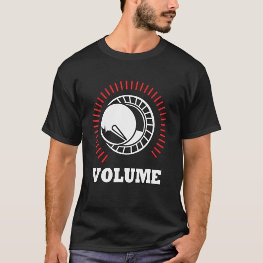 T-shirt Sound Engineer Vu Meter Volume audio (Devant)