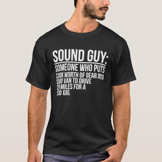 T-shirt Sound Guy Audio Engineer Sound Engineer Audio Engi (Devant)