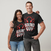 T-shirt Sound Guy Design Audio Engineer Headphone Recordin (Unisexe)