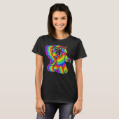 T-shirt Sound licorne ghetto blaster (Devant entier)