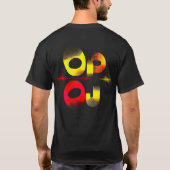 T-shirt Sound Wave Audio Visualisation Musique Fréquence A (Dos)