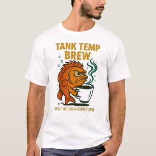 T-shirt Soupe à température du réservoir Louveur de café