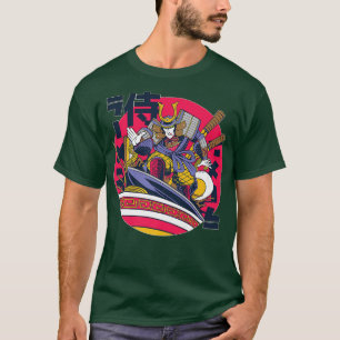 T-shirt Soupe aux nouilles Samurai Ramen japonais