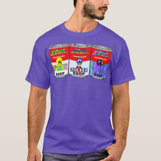 T-shirt soupe d'art punkmodpsychodelic