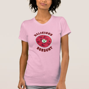 T-shirt Soupe de betterave rouge Borscht Europe de l'Est