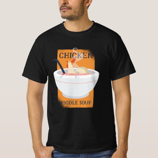 T-shirt Soupe de nouilles de poulet (Devant)