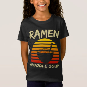 T-Shirt Soupe de nouilles Ramen Kawaii nouilles japonaises