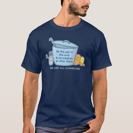 T-shirt Soupe de pommes de terre salées (Devant)