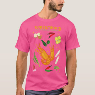 T-shirt Soupe d'ingrédient de nourriture de rue thaï Tom Y
