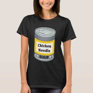 T-shirt Soupe en conserve de nouilles au poulet amusant dé