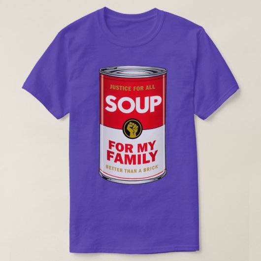 T-shirt Soupe pour ma familleTShirt 1 (Design devant)